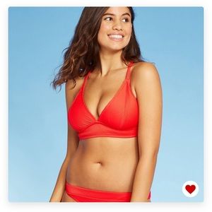 Xhilaration Red Swimsuit Swim Top from Target